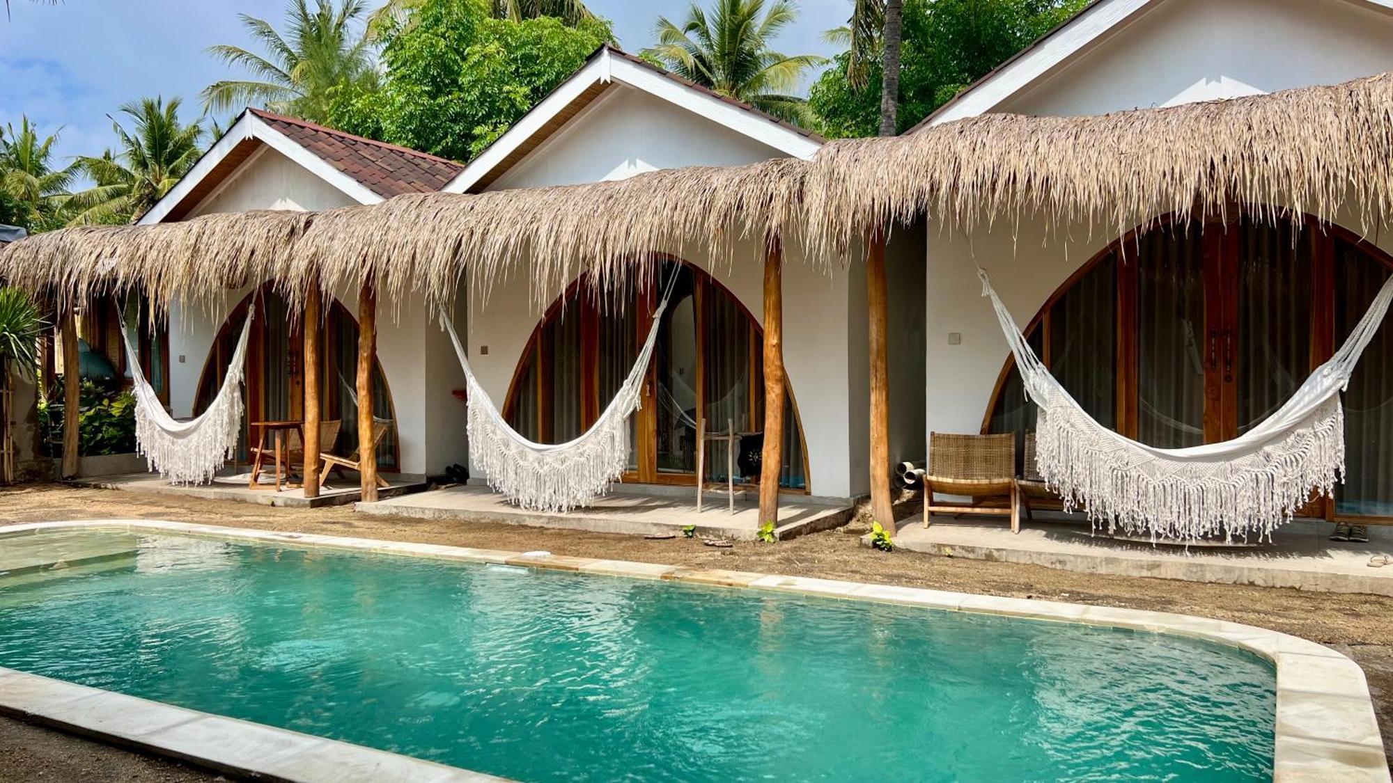 Rumah Canaria Bungalow Gili Trawangan Exterior foto
